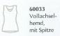 Preview: Feinwäsche soft- Damen Vollachselhemd mit Spitze