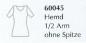 Preview: Feinwäsche soft- Damen Hemd 1/2 Arm ohne Spitze