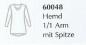 Preview: Feinwäsche soft- Damen Hemd 1/1 Arm mit Spitze
