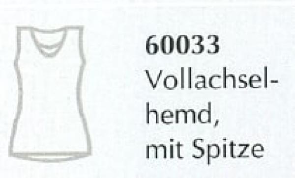 Feinwäsche soft- Damen Vollachselhemd mit Spitze