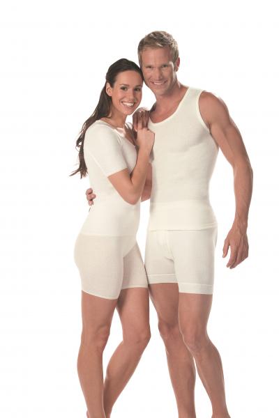 Feinwäsche soft- Damen Hemd 1/2 Arm mit Spitze